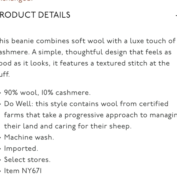 Madewell Beanie Hat - Picture 2 of 5